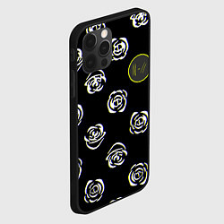 Чехол для iPhone 12 Pro Max Twenty one pilots rose, цвет: 3D-черный — фото 2