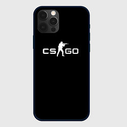 Чехол для iPhone 12 Pro Max CSGO logo, цвет: 3D-черный