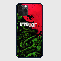 Чехол для iPhone 12 Pro Max Dying Light 2 zombie, цвет: 3D-черный