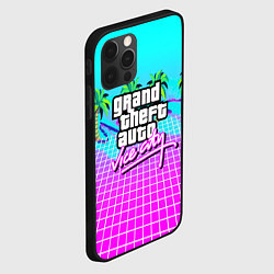 Чехол для iPhone 12 Pro Max Vice city tropic collection, цвет: 3D-черный — фото 2