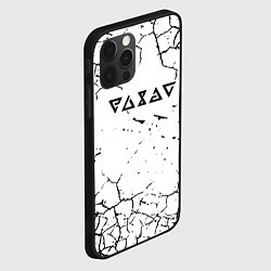 Чехол для iPhone 12 Pro Max Ведьмак трещины в земле, цвет: 3D-черный — фото 2