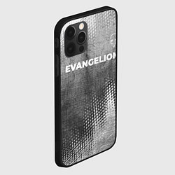 Чехол для iPhone 12 Pro Max Evangelion - grey gradient посередине, цвет: 3D-черный — фото 2