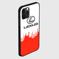 Чехол для iPhone 12 Pro Max Lexus fire, цвет: 3D-черный — фото 2