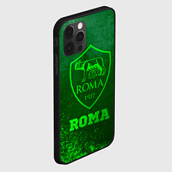 Чехол для iPhone 12 Pro Max Roma - green gradient, цвет: 3D-черный — фото 2