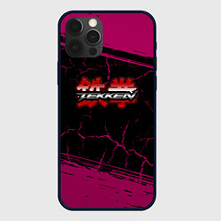 Чехол для iPhone 12 Pro Max Теккен трещины, цвет: 3D-черный