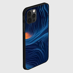 Чехол для iPhone 12 Pro Max Абстрактная иллюзия, цвет: 3D-черный — фото 2