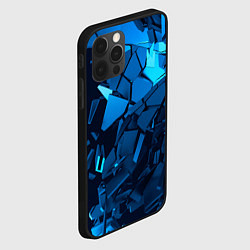 Чехол для iPhone 12 Pro Max Разбитая геометрия, цвет: 3D-черный — фото 2