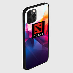 Чехол для iPhone 12 Pro Max DOTA geometry neon, цвет: 3D-черный — фото 2