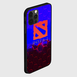 Чехол для iPhone 12 Pro Max Dota 2 броня текстура, цвет: 3D-черный — фото 2