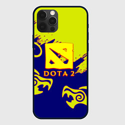 Чехол для iPhone 12 Pro Max Dota dragon steel, цвет: 3D-черный