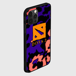 Чехол для iPhone 12 Pro Max DOTA 2 камуфляж, цвет: 3D-черный — фото 2