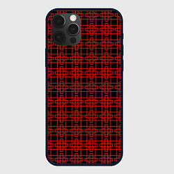 Чехол для iPhone 12 Pro Max Китайский фонарик, цвет: 3D-черный