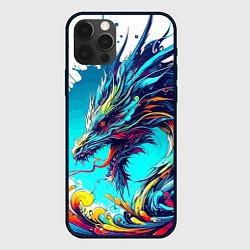 Чехол для iPhone 12 Pro Max Japanese dragon - tattoo irezumi, цвет: 3D-черный