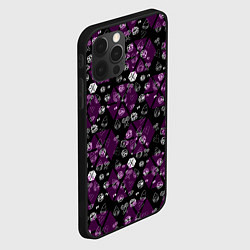 Чехол для iPhone 12 Pro Max Exo в фиолетовом, цвет: 3D-черный — фото 2