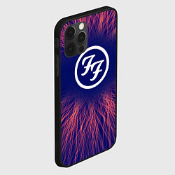 Чехол для iPhone 12 Pro Max Foo Fighters red energy, цвет: 3D-черный — фото 2