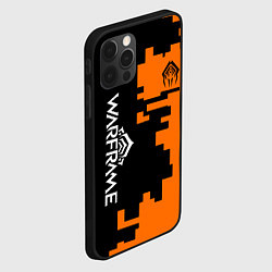 Чехол для iPhone 12 Pro Max Warframe текстура, цвет: 3D-черный — фото 2