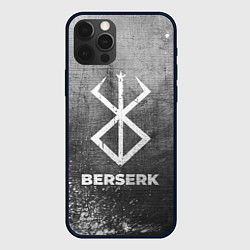 Чехол для iPhone 12 Pro Max Berserk - grey gradient, цвет: 3D-черный