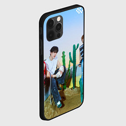 Чехол для iPhone 12 Pro Max ATE Stray Kids Bang Chan I N Lee Know Changbin, цвет: 3D-черный — фото 2