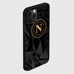 Чехол для iPhone 12 Pro Max Napoli golden poly, цвет: 3D-черный — фото 2