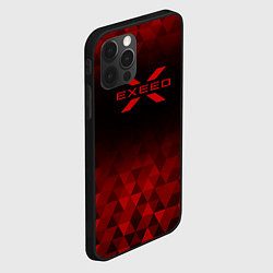 Чехол для iPhone 12 Pro Max Exeed red poly, цвет: 3D-черный — фото 2
