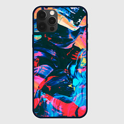 Чехол для iPhone 12 Pro Max Colors, цвет: 3D-черный