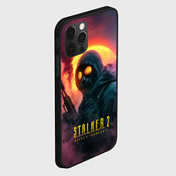 Чехол для iPhone 12 Pro Max Stalker 2 радиоактивный фон, цвет: 3D-черный — фото 2