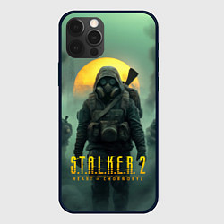 Чехол для iPhone 12 Pro Max Stalker 2 радиоактивное утро, цвет: 3D-черный