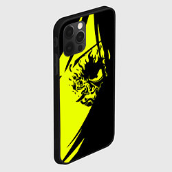 Чехол для iPhone 12 Pro Max Cyberpunk 2077 тексутар, цвет: 3D-черный — фото 2