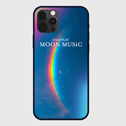 Чехол для iPhone 12 Pro Max Moon music Coldplay, цвет: 3D-черный