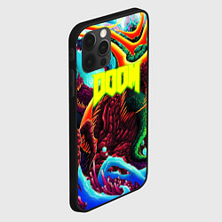 Чехол для iPhone 12 Pro Max Doom monster mars, цвет: 3D-черный — фото 2