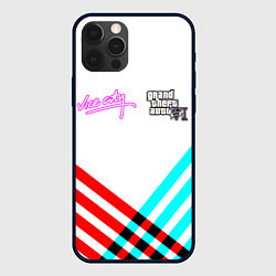 Чехол для iPhone 12 Pro Max GTA6 vice city line, цвет: 3D-черный