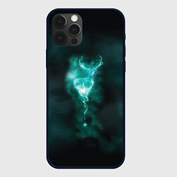 Чехол для iPhone 12 Pro Max  Patronus deer, цвет: 3D-черный