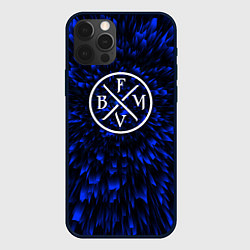 Чехол для iPhone 12 Pro Max Bullet For My Valentine blue energy, цвет: 3D-черный