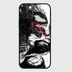 Чехол для iPhone 12 Pro Max Venom - Symbiot, цвет: 3D-черный