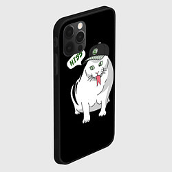 Чехол для iPhone 12 Pro Max Котозмей - Бендер, цвет: 3D-черный — фото 2