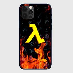 Чехол для iPhone 12 Pro Max Half life fere steel, цвет: 3D-черный