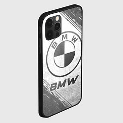 Чехол для iPhone 12 Pro Max BMW - white gradient, цвет: 3D-черный — фото 2