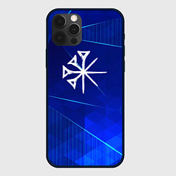 Чехол для iPhone 12 Pro Max Nightwish blue poly, цвет: 3D-черный