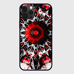 Чехол для iPhone 12 Pro Max Красная сюрреалистичная абстракция, цвет: 3D-черный