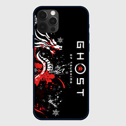 Чехол для iPhone 12 Pro Max Ghost of Tsushima - snowflakesv, цвет: 3D-черный