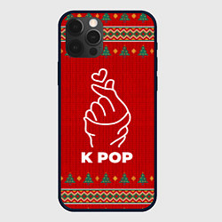 Чехол для iPhone 12 Pro Max K Pop new year, цвет: 3D-черный