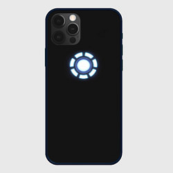 Чехол для iPhone 12 Pro Max Железный Человек - Дуговой реактор, цвет: 3D-черный
