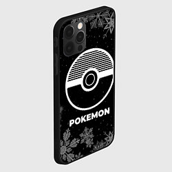 Чехол для iPhone 12 Pro Max Снежный Pokemon, цвет: 3D-черный — фото 2