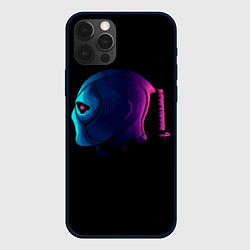 Чехол для iPhone 12 Pro Max Neon Deadpool, цвет: 3D-черный