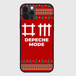 Чехол для iPhone 12 Pro Max Depeche Mode new year, цвет: 3D-черный