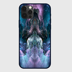 Чехол для iPhone 12 Pro Max Фантастический неоновый космос, цвет: 3D-черный