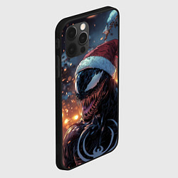 Чехол для iPhone 12 Pro Max Веном новогодний, цвет: 3D-черный — фото 2