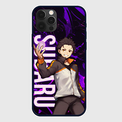 Чехол для iPhone 12 Pro Max Субару Re:Zero, цвет: 3D-черный