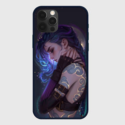 Чехол для iPhone 12 Pro Max Джинкс сияние, цвет: 3D-черный