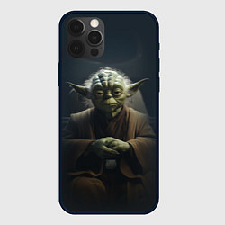 Чехол для iPhone 12 Pro Max Мастер Йода, цвет: 3D-черный